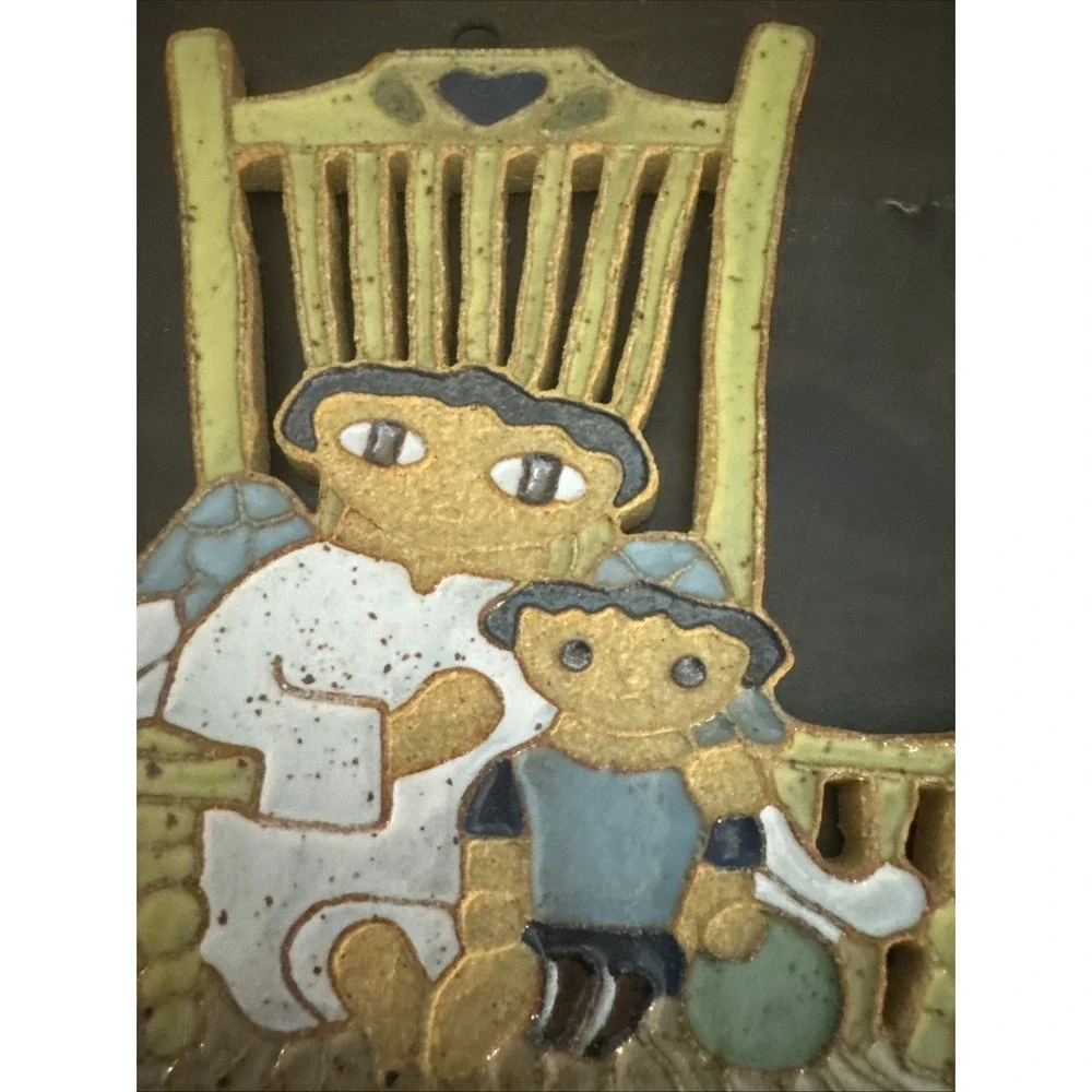 St.‎ Andrews Abbey Christmas/ Guardian Angel With Boy In Rocking Chair 4x7